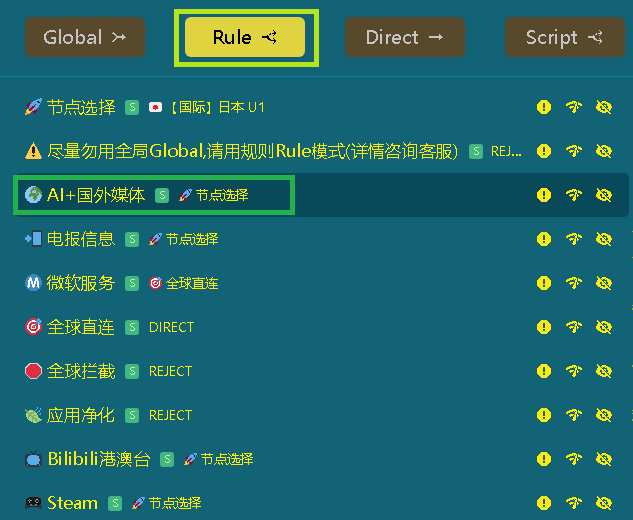 AI服务节点选择示意图